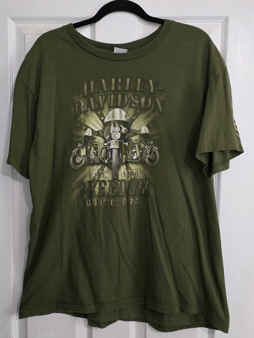 Harley-Davidson Military Motorcycle Graphic Tee